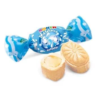 Каramel süýji Konti "Молочная" süýt tagamly, 250 gr (±30 gr)