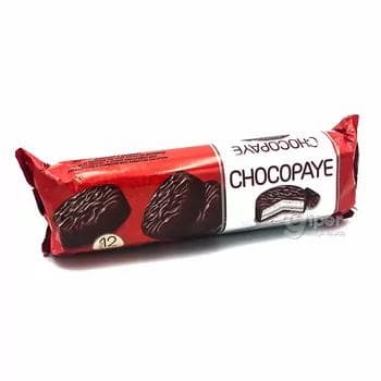 Печенье Şimşek Chocopaye покрытое шоколадом, 12 шт, 216 г