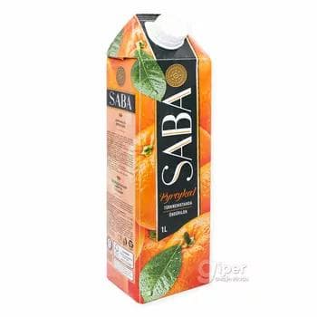 "SABA" сок апельсиновый, 1 л