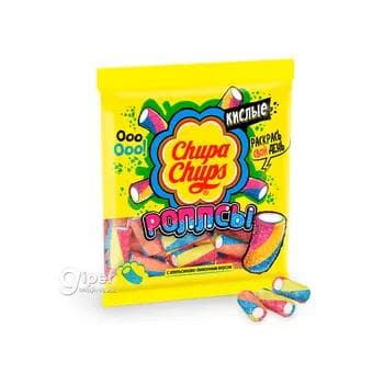 Chupa-chups "Роллсы" turşy çeýnelýän marmelad, 70 gr