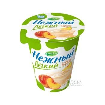 Ýogurt "Нежный" ýeňil şetdaly şireli, 0,1%, 320 gr