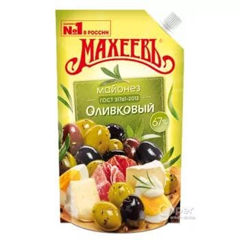"Махеевъ" maýonez zeýtunly 67%, 400 ml