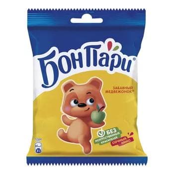 Çeýnelýän marmelad Бон Пари "Забавный медвежонок", 75 gr