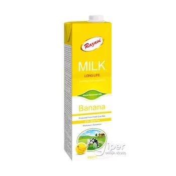 Süýt "Razavi" ýaglylygy 2.5%, banan tagamly, 1 lt