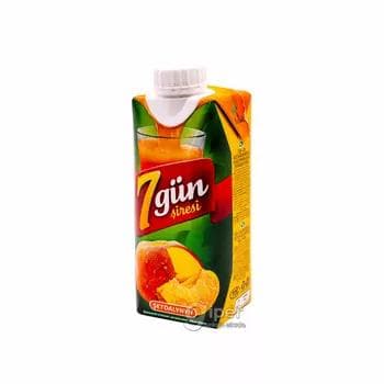 "7 gün" сок персиковый, 0.33 л