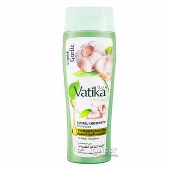 Şampun "Vatika" Spanish Garlic gowşak we döwlegen saçlar üçin, 400 ml