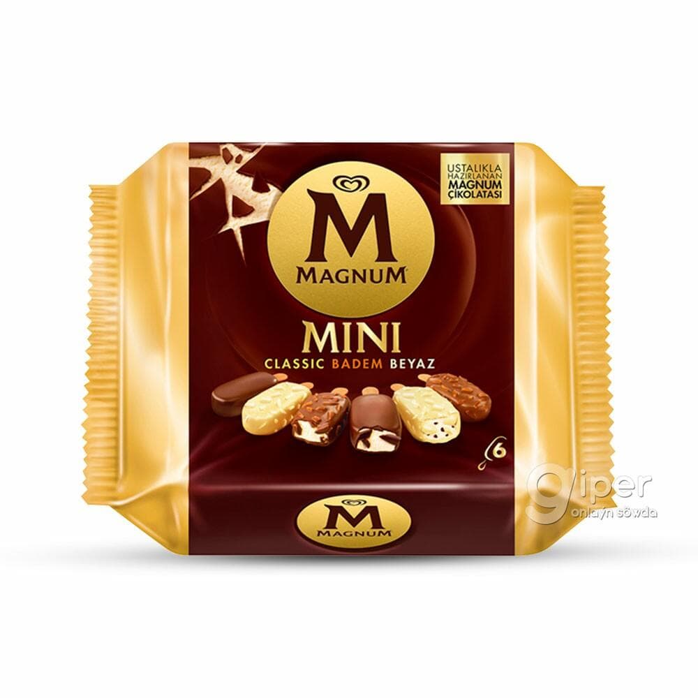 Doňdurma Magnum mini "Classic badem beyaz", 528.6 gr (6 sany)