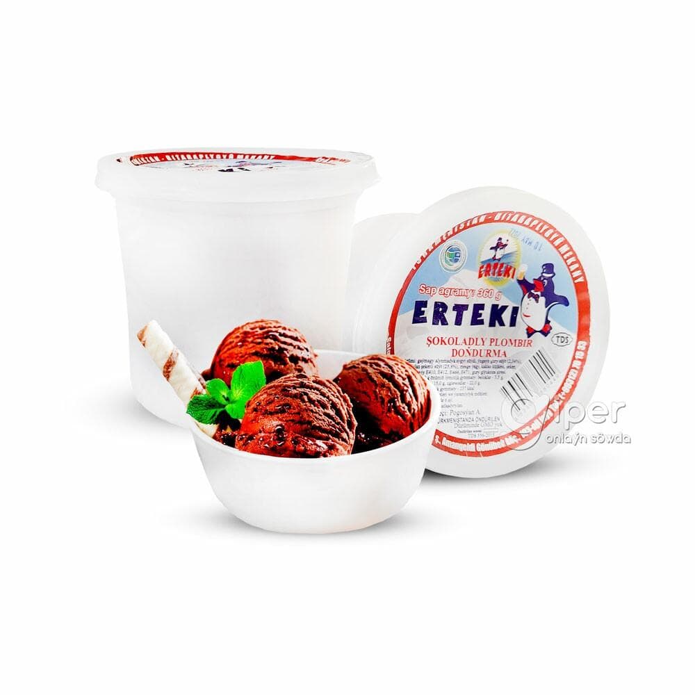 Doňdurma "Erteki" plombir şokoladly, 360 gr