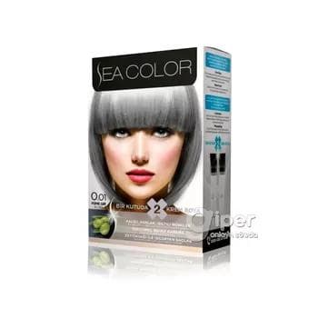 Saç üçin boýag krem "Sea Color" 0.01 Kül reňk