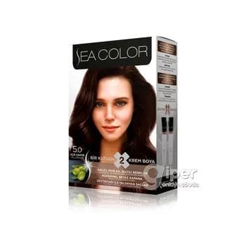 Краска для волос "Sea Color" 5.0 Светлый каштан