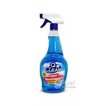 Aýna arassalaýjy serişde Q Clean "Tegmilsiz arassalyk", 750 ml