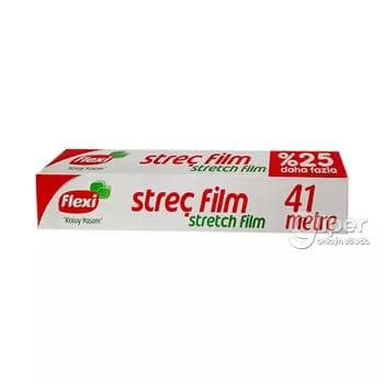 Azyk önümleri üçin streç plýonka "Flexi", 41 metr