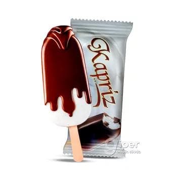 Doňdurma "Erteki" Kapriz şokolad örtükli plombir, 75 gr