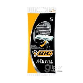Bir gezek ulanylýan stanok Bic "Metal", 5 sany