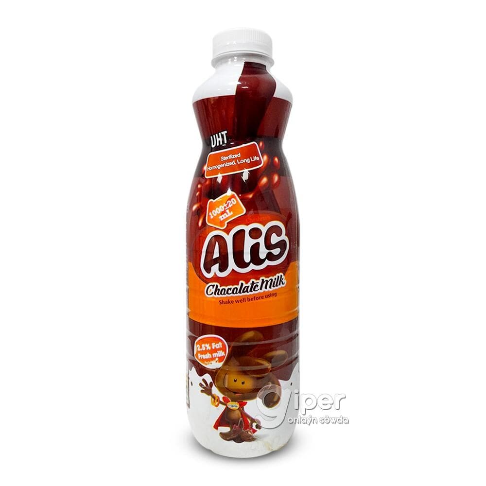 Şokoladly süýt  "Alis", 2.5%, 1 lt