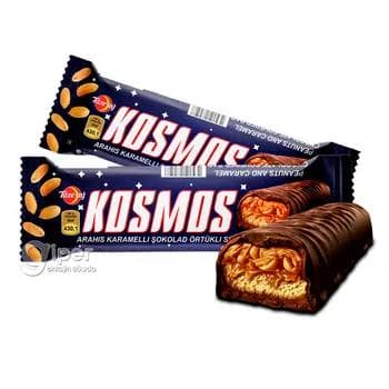 Шоколадный батончик Täze aý "Kosmos" с арахисом и карамелью, 45 г