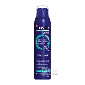 Antiperspirant Deonica For Men "Görünmeýän", 200 ml