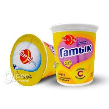 Кефир "Täze aý" обогащен С витамином, жирность 2.5%, 800 г