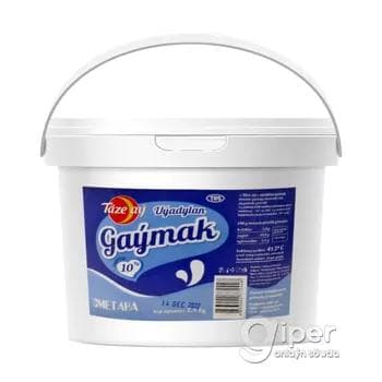 Сметана "Täze aý" жирность 10%, 2.5 кг