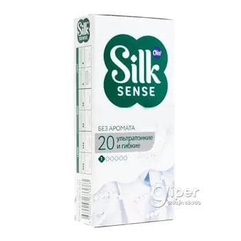 Gündelik prokladkalar Ola! Silk Sense Light inçe strin-multiforma Yssyz, 1 damja, 20 sany
