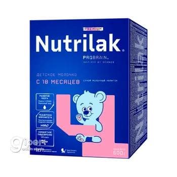 Gury süýt iýmiti Nutrilak Premium 4, 18 aýdan başlap, 600 gr