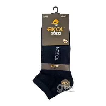"EKOL socks" erkek gysga jorap, ölçegi 40-43 (106), gara