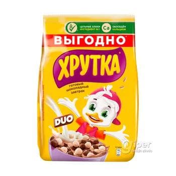 Taýýar ertirlik Nestle Хрутка Duo şokoladly şarjagazlar, 650 gr