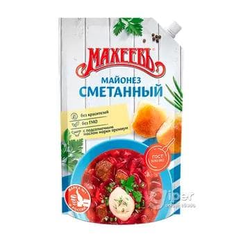"Махеевъ" maýonez "Сметанный" , 380 ml