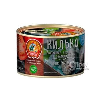 Kilka tomat sously "Сохраним Традиции" Baltika kesilmedik, 240 gr