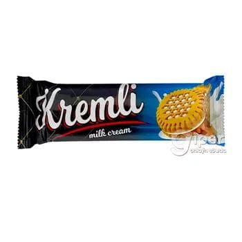 Печенье сахарное с кремовый начинкой Hekim "Kremli", 75 г