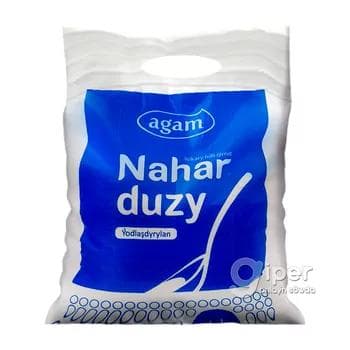 Пищевая соль "agam", йодированная, молотая №1,  4 кг