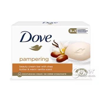 Крем-мыло "Dove" с маслом ши и ванильном, 135г