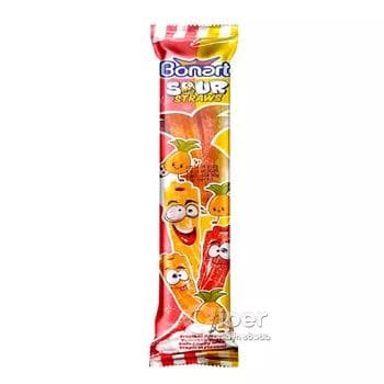 Turşy marmelad taýajyklary "Bonart" tropik miweli tagamly, 30 gr