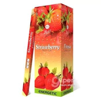 Tüsse bilen ys beriji çöpler Flute "Strawberry", 8 sany