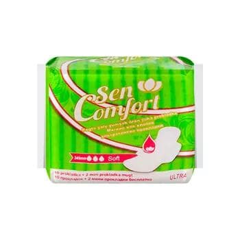 Prokladka "Sen Comfort" Ultra Soft 245 mm, 3 damja, 10 sany
