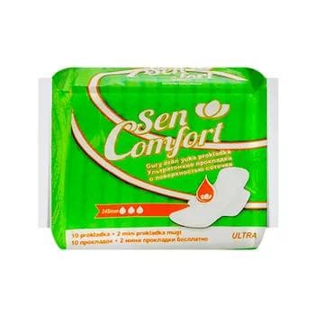 Prokladka "Sen Comfort" Ultra 245 mm, 3 damja, 10 sany