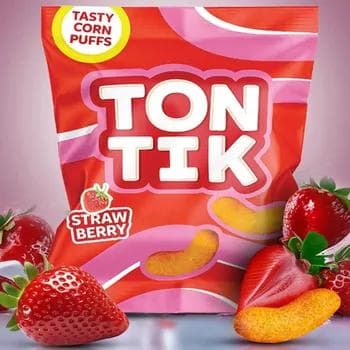 Mekgejöwen taýajyklary "Ton Tik" ýertudana tagamly, 35 gr