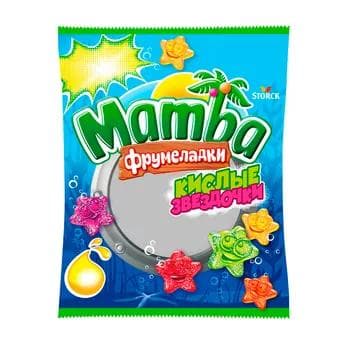 Жевательный кислые мармелад Mamba Фрумеладки "Звездочки", 70 г