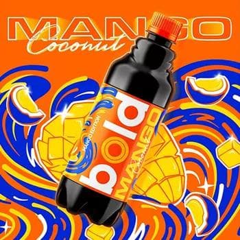 Газированный напиток Bold The Mango Edition манго-кокос, 500 мл
