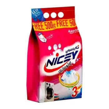 Стиральный порошок автомат "Nicey" для цветных и белых ткани, 3 кг
