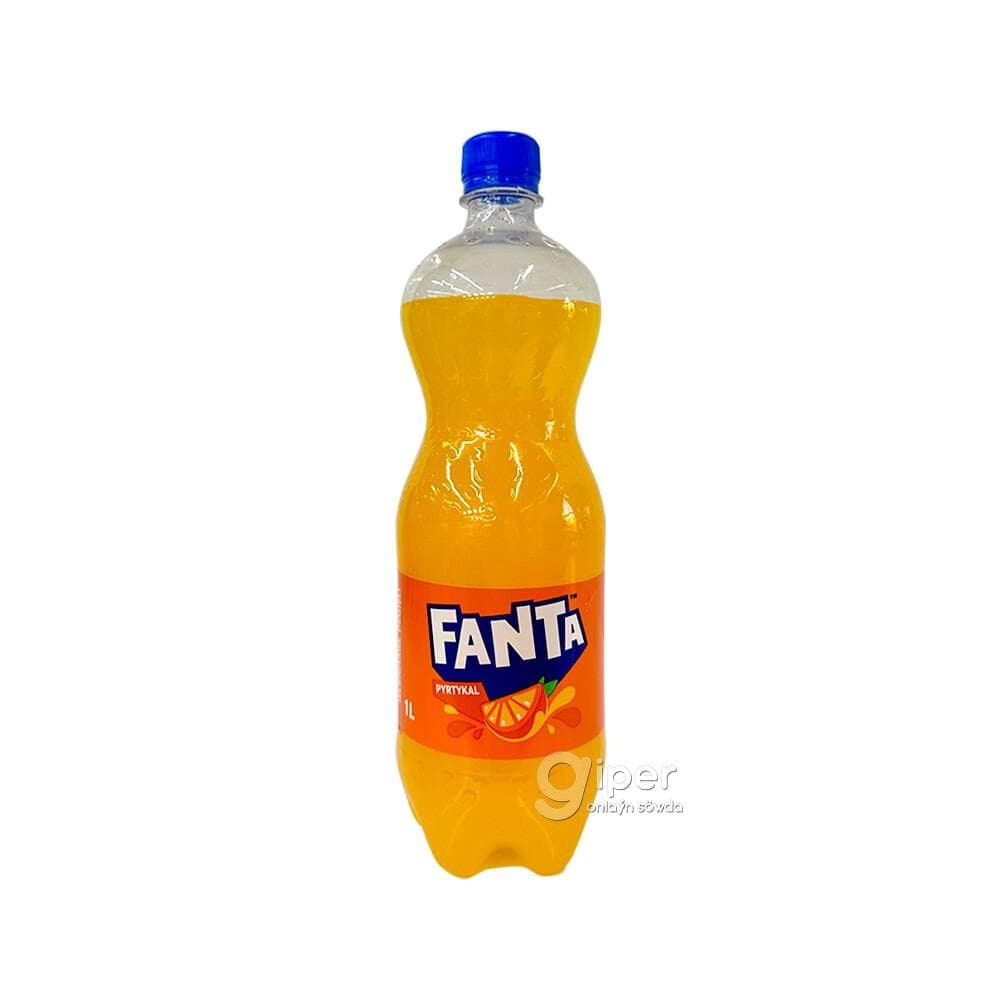 Газированный напиток Fanta Апельсин, 1 лт
