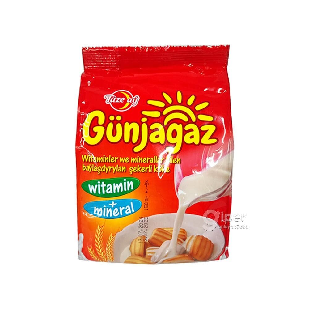 Сахарное печенье Täze aý "Günjagaz" 150 гр