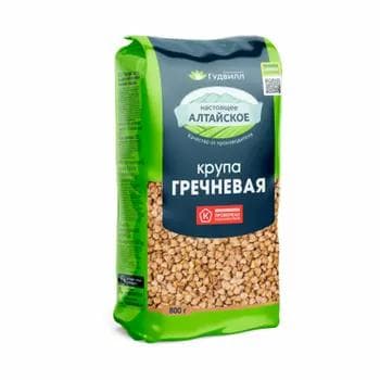 Гудвилл "Алтайское" greçka ýarmasy, 800 gr