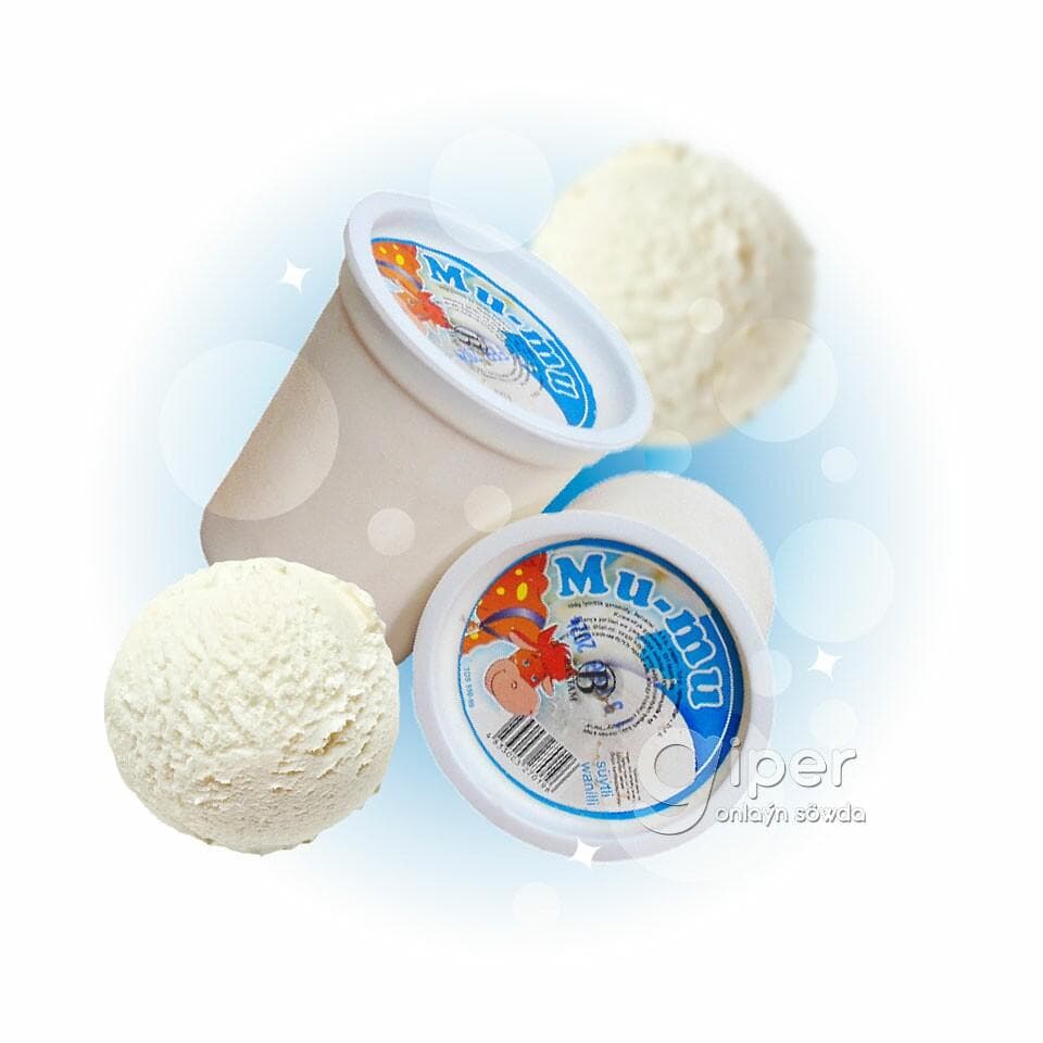 Bakjam "Mu mu" ванильный пломбир, 80 гр