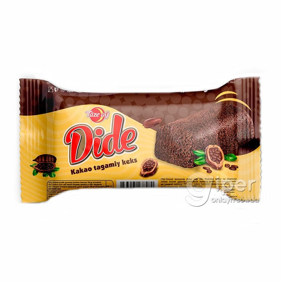 Täze aý "Dide" Kakao tagamly keks, 40 gr
