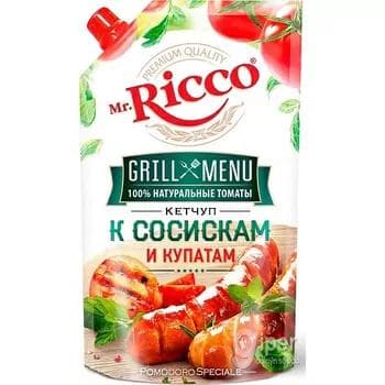 Mr.Ricco "К Cосискам и Kупатам" кетчуп 300 г