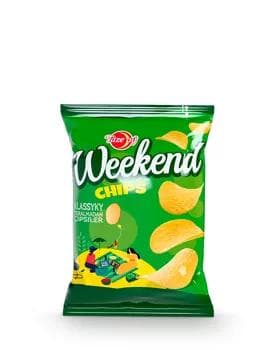 Чипсы из картофеля Täze Aý "Weekend" классический, 12 г