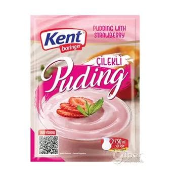 KENT Boringer "Pudding with strawberry" ýertudanaly puding 125 gr