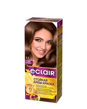 Saç üçin krem-kraska "Eclair" 7.7 Ajy şokolad