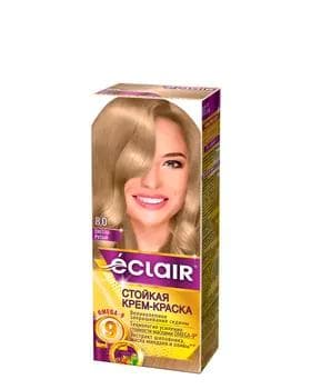 Saç üçin krem-kraska "Eclair" 8.0 Açyk sarymtyl